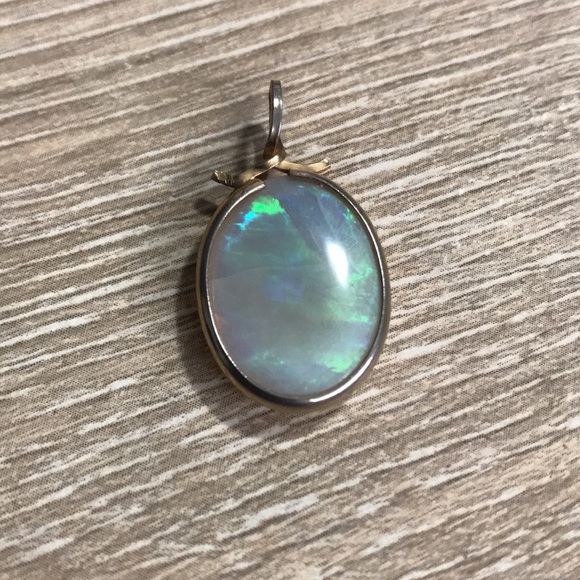 Opal 12k Gold Filled Pendant - Picture 2 of 4